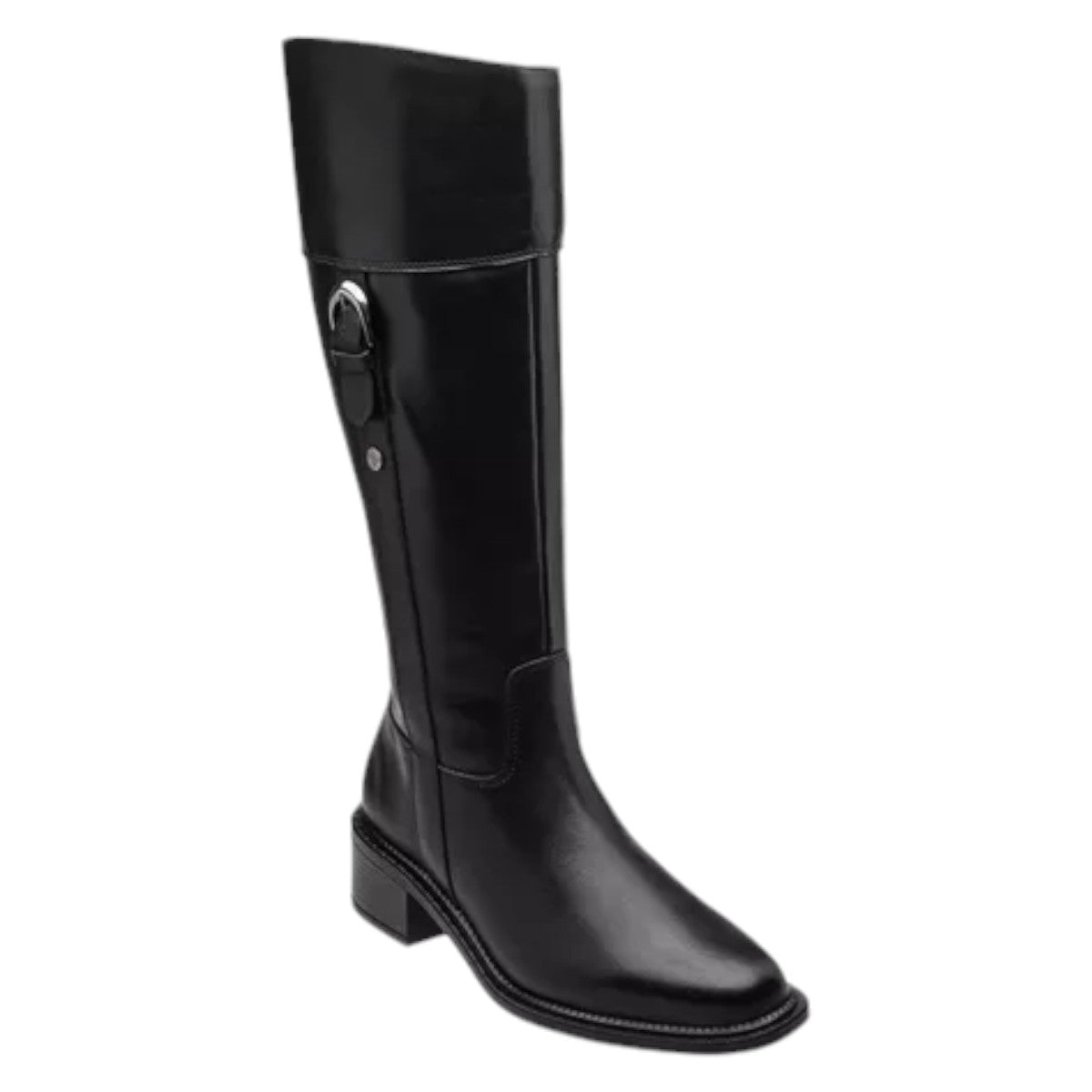 Botas Dockers Dama Blair D1224363 Piel De Res Negro