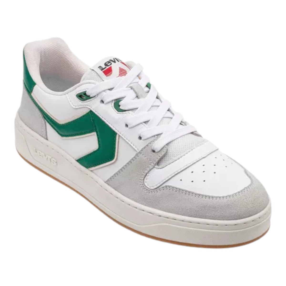 Tenis Levi's Caballero L2224501 Blanco-verde