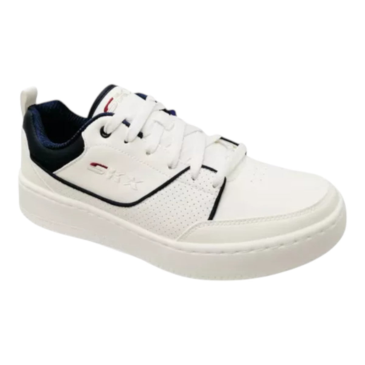 Tenis Skechers Caballero Sport Court 232472 Blanco-marino