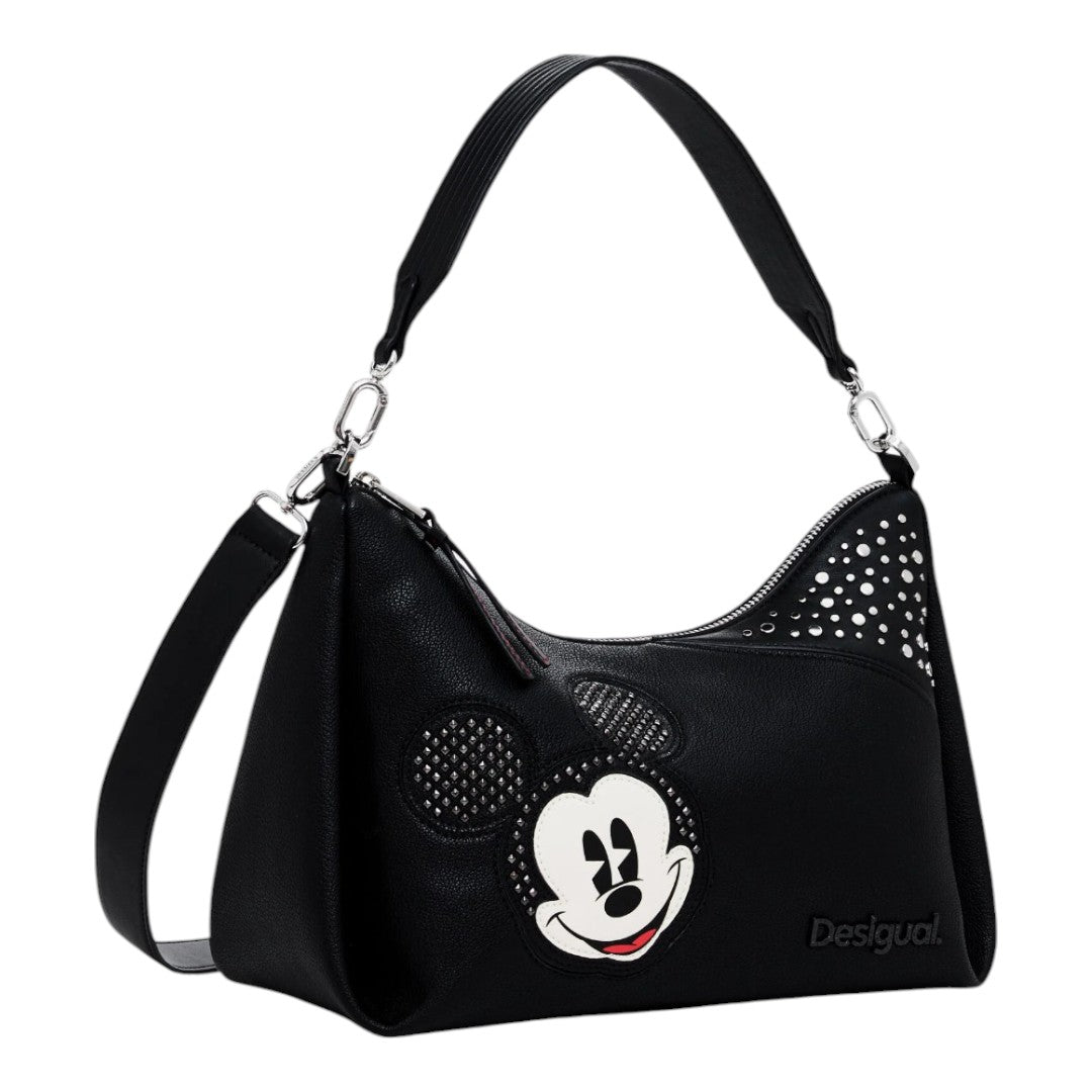 Bolsa Desigual De Mano Mickey Mouse Negro