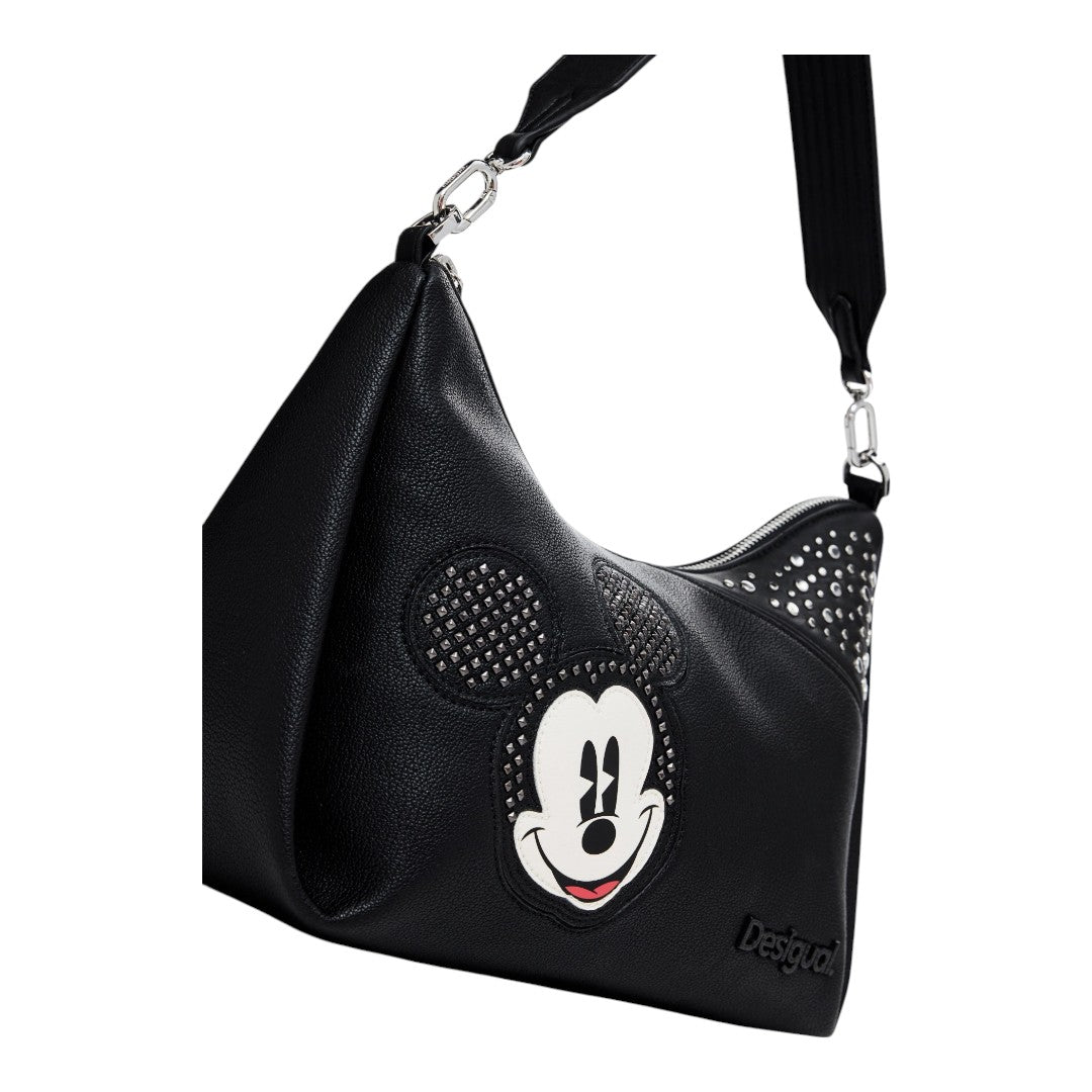 Bolsa Desigual De Mano Mickey Mouse Negro