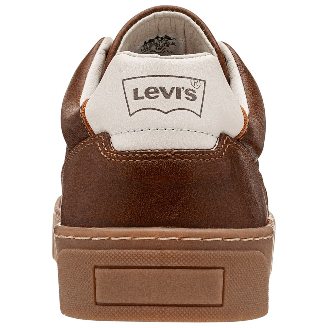 Tenis Levi's Caballero L2125561 Ander Piel Tabaco