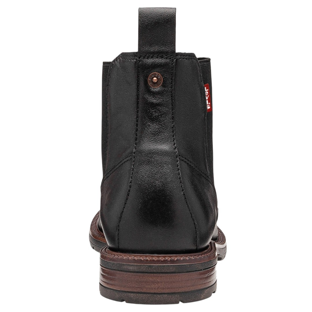 Bota Levi's Caballero Tebas L2125492 Piel Negro