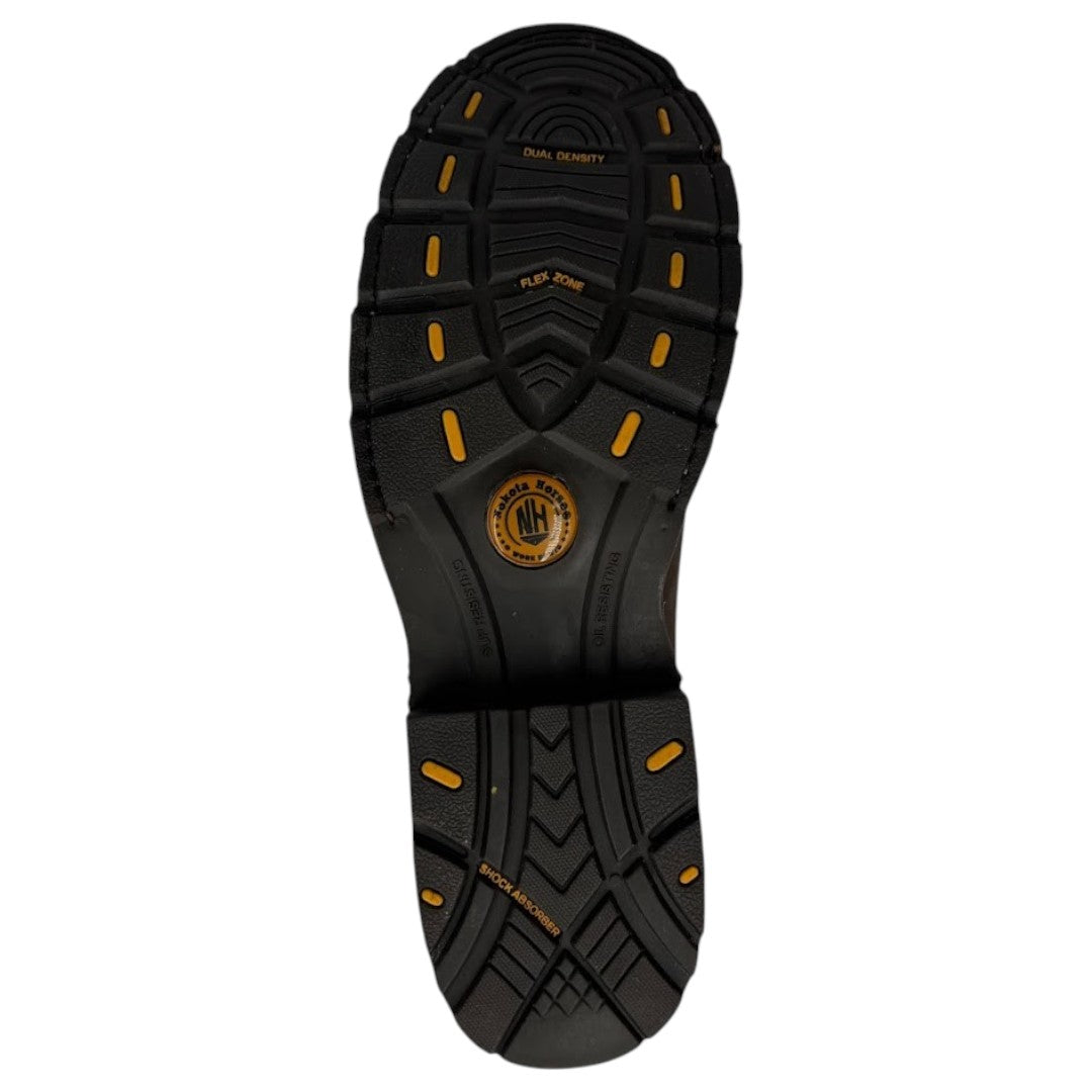 Bota Nokota Horse Sherman 30 De Trabajo Piel Crazy Café