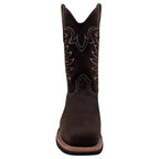 Bota Nokota Horse Diesel 25 Con Casco Piel Crazy Café