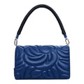 Bolsa Desigual Tipo Bandolera Con Flor Azul
