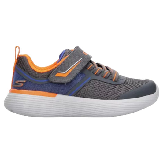 Tenis Skechers Niño Go Run 405098lx Gris-naranja