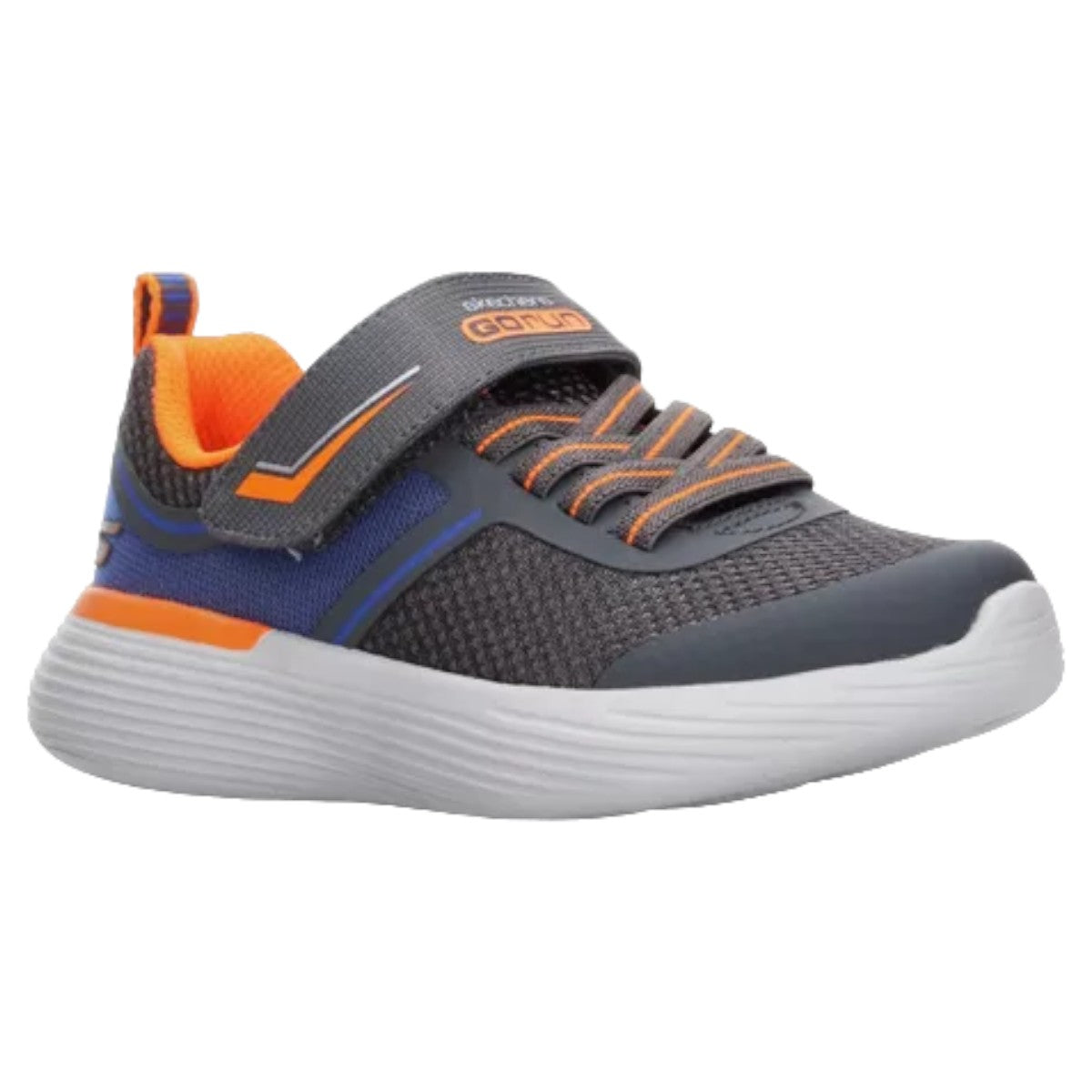 Tenis Skechers Niño Go Run 405098lx Gris-naranja