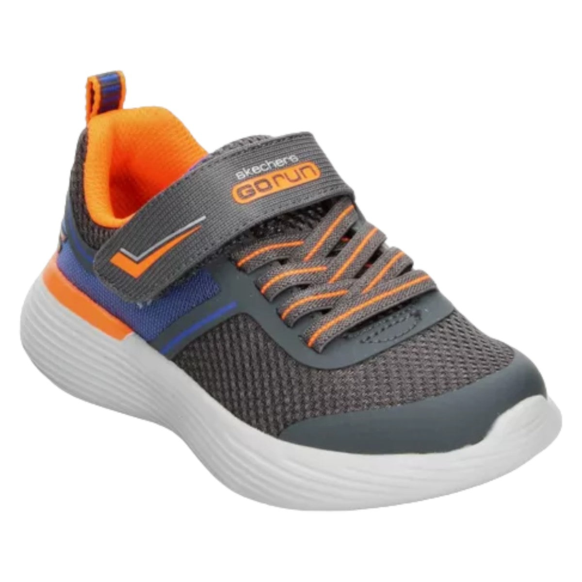 Tenis Skechers Niño Go Run 405098lx Gris-naranja