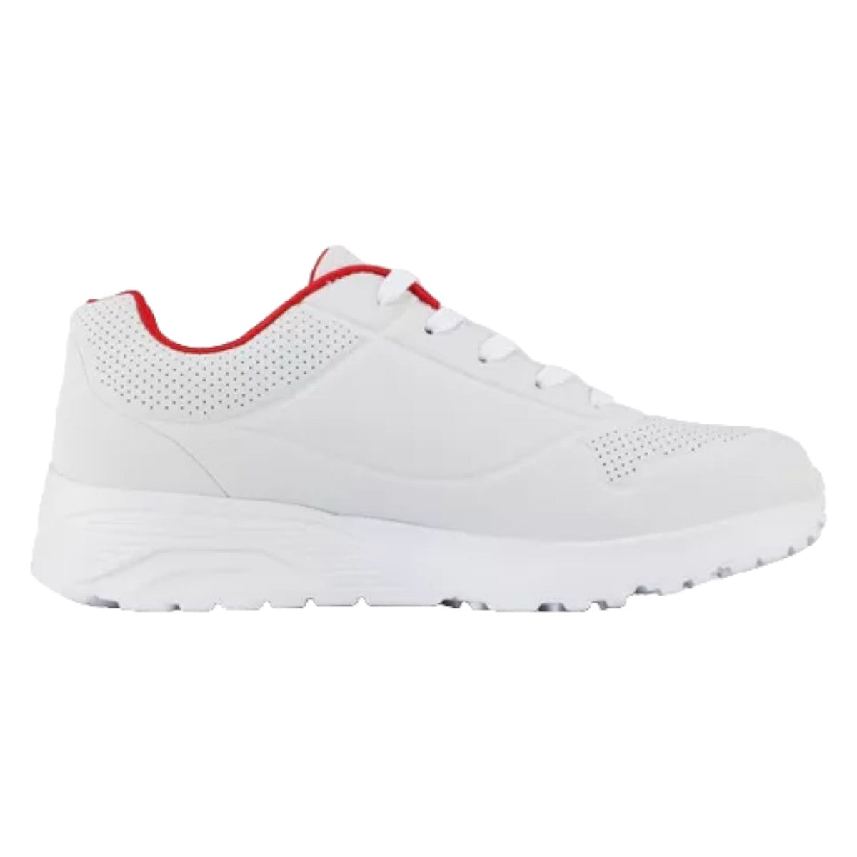 Tenis Skechers Niña Uno Lite 314065l Blanco-rojo-rosa