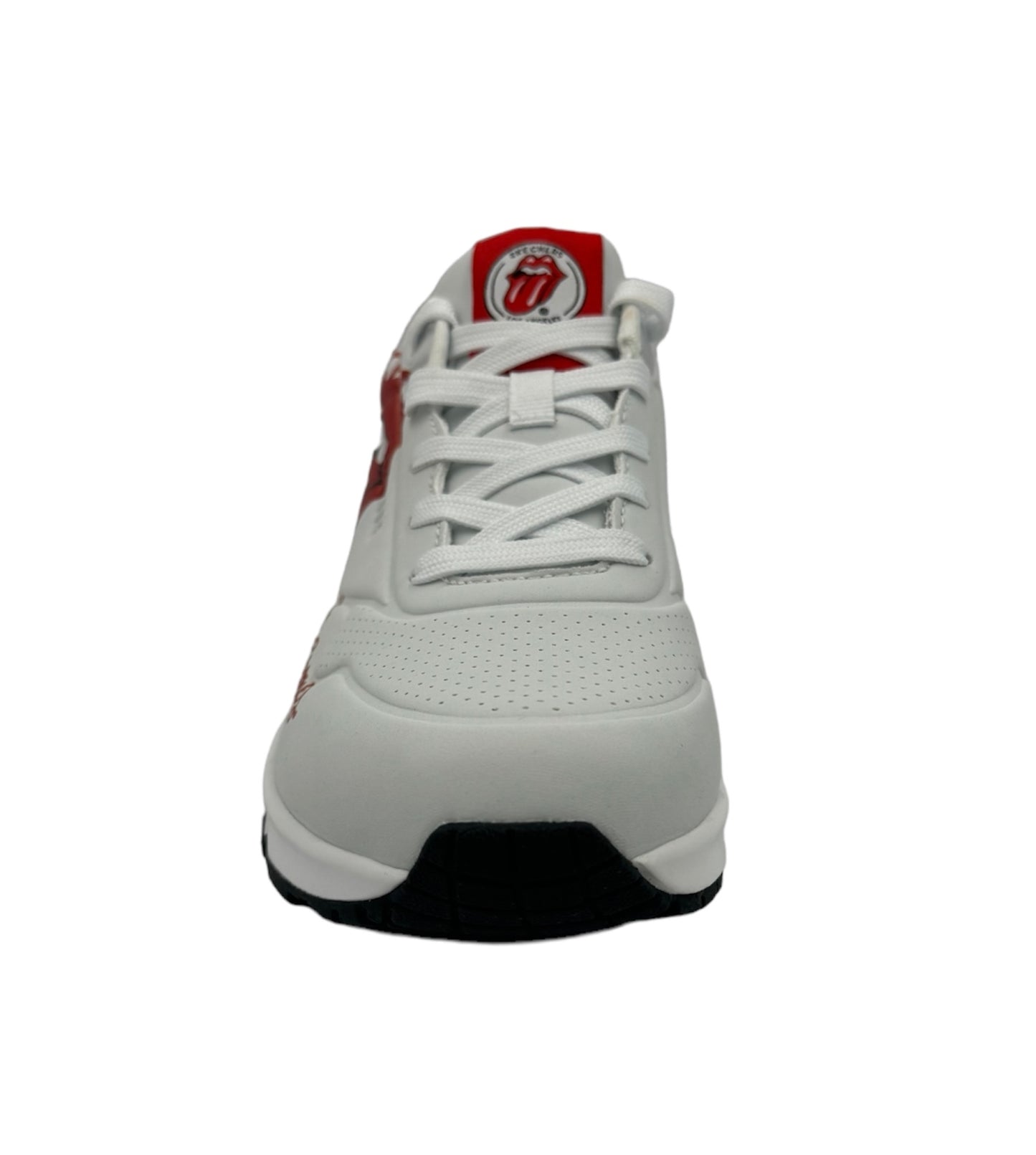 Tenis Skechers Dama Rolling Stones Single 177965 Blanco-Rojo