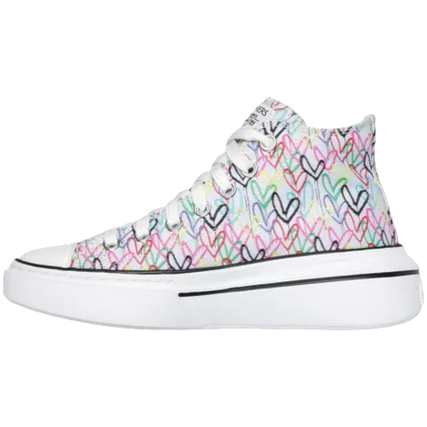 Tenis Skechers Dama Cordova Love 185132 Blanco-multicolor