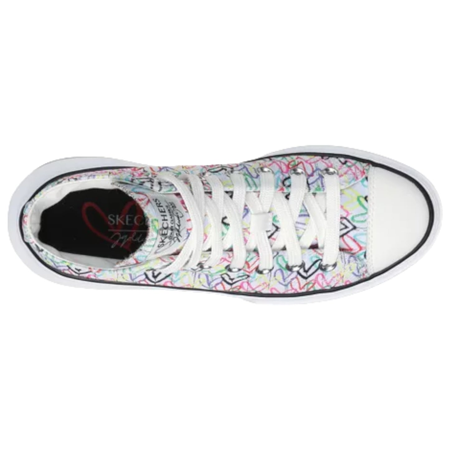 Tenis Skechers Dama Cordova Love 185132 Blanco-multicolor