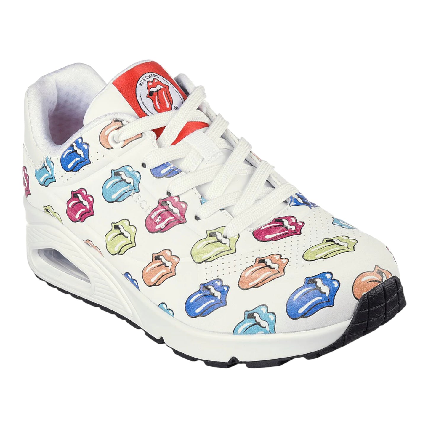 Tenis Skechers Dama Uno Say Rolling Stone 177964 Blanco-neg