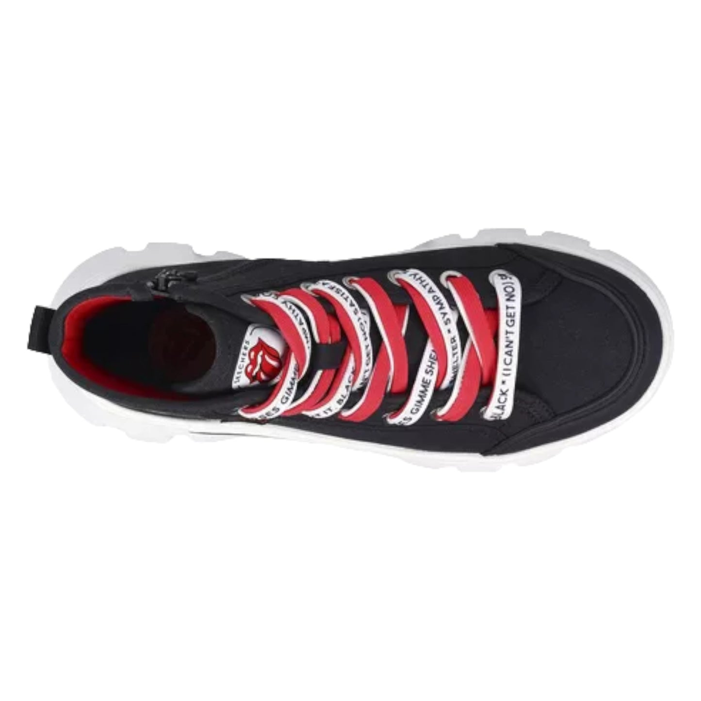 Tenis Skechers Dama Rolling Stones Roadies 177967 Neg/roj