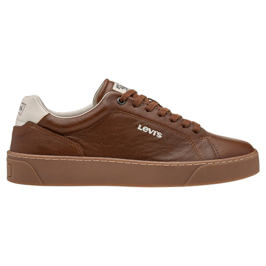 Tenis Levi's Caballero L2125561 Ander Piel Tabaco