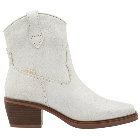 Bota Levi´s Vaquera Dama L1223523 Piel Off White