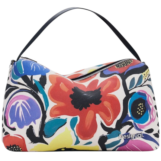 Bolsa Desigual De Mano Con Diseño De Flores
