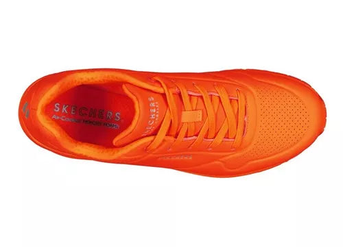 Tenis skechers shop mujer naranja