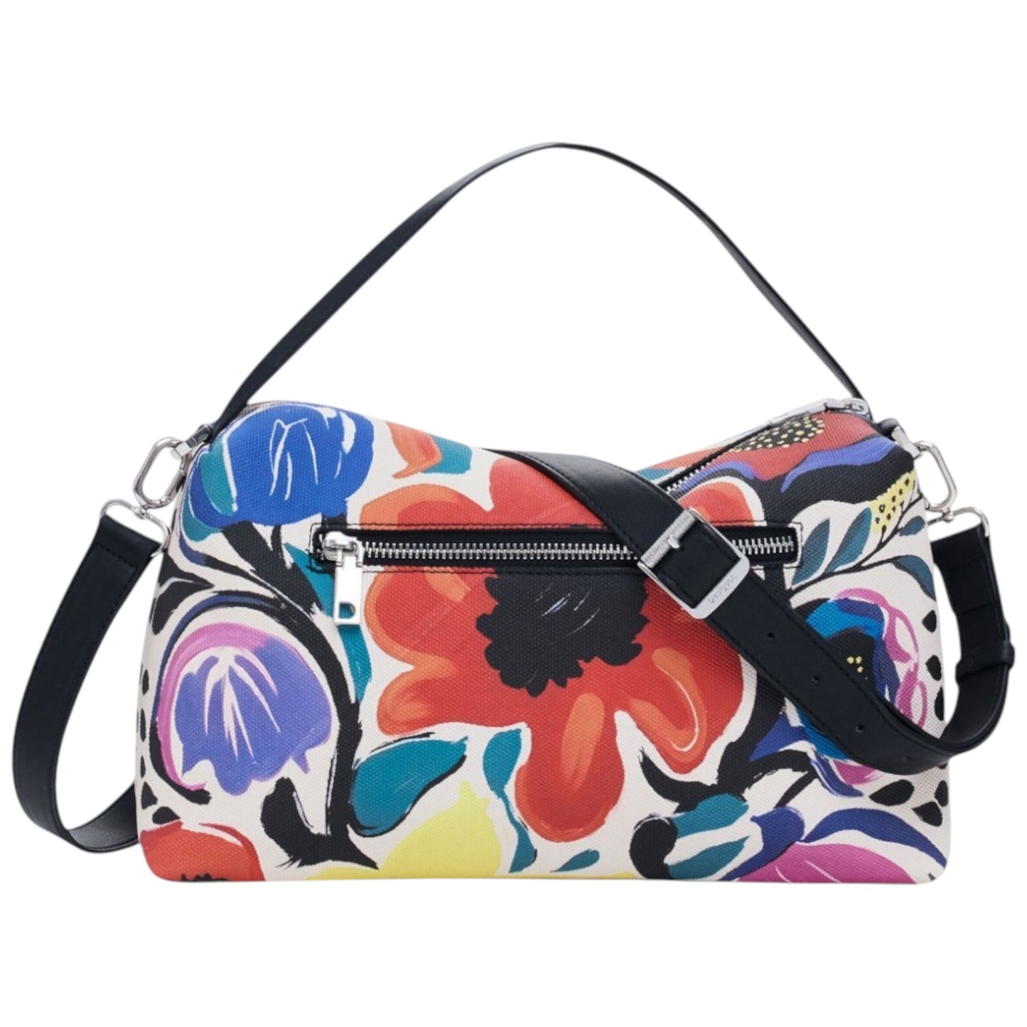 Bolsa Desigual De Mano Con Diseño De Flores