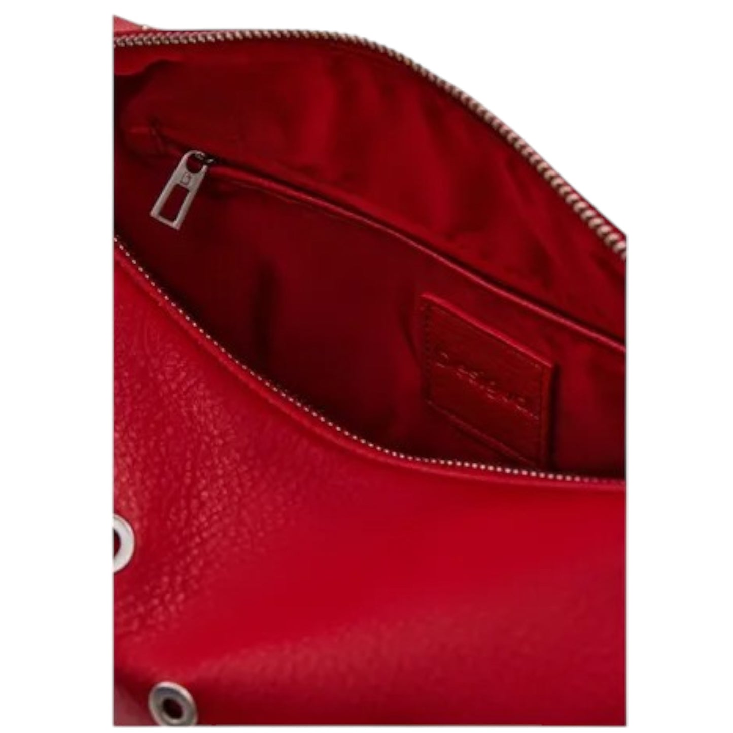 Bolsa Desigual Con Tachuelas Roja Rojo Sintético Plata Rojo