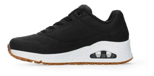 Tenis skechers top dama negro